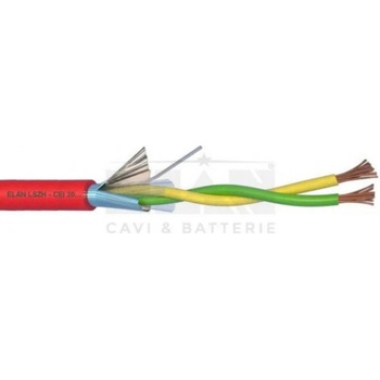 Elan Пожароустойчив кабел 2x1.00 GR3 TW 400V, 100 м