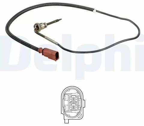 DELPHI Čidlo teploty výfukových plynů DF TS30160