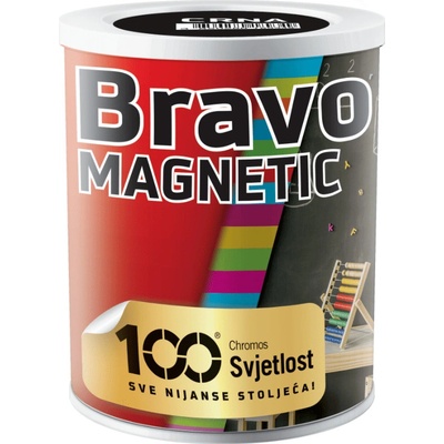 SVJETLOST BRAVO MAGNETIC Čierna 0,5L