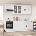 vidaXL Кухненски единица PORTO 8 pcs Бял гланц Инженерна дървесина (3438177)