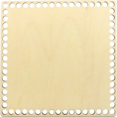 Pro Háčkování Dno na košík čtverec 20x20 cm bříza