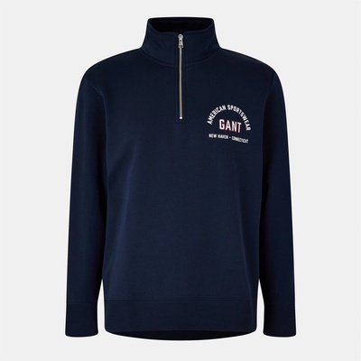 Gant Поларена блуза Gant ¼ Zip Fleece Jumper - Evening 433