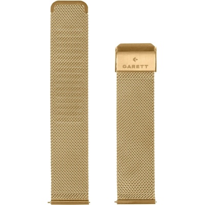 Garett řemínek 18 mm, zlatý kovový, typ Mesh STRAP_GLD_STL_18MM