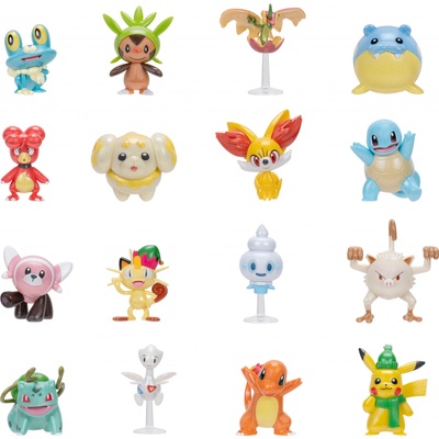 Jazwares Pokémon Adventní kalendář 2024 Sváteční kalendář s bitevními figurkami