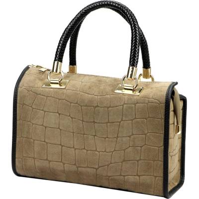 Camilla Dámská kabelka PREMIUM 10.019 CROCO taupe