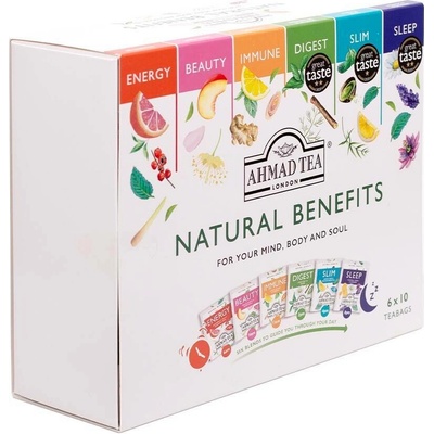 Ahmad Tea Natural Benefits Selection 60 ks