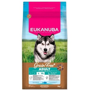 EUKANUBA Храна EUKANUBA Grain Free Adult Large, богата на океанска риба 3 кг (1764-229478)