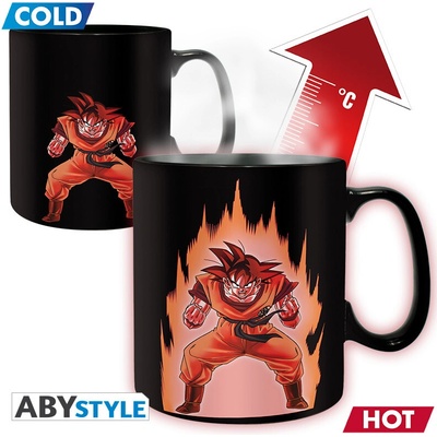 Dragon Ball Hrnček meniaci Goku 460 ml