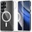Tech-Protect Magsafe Калъф за Samsung S26 Ultra, Tech-Protect Hybrid FlexAir Clear Case, Прозрачен (5906302353293)