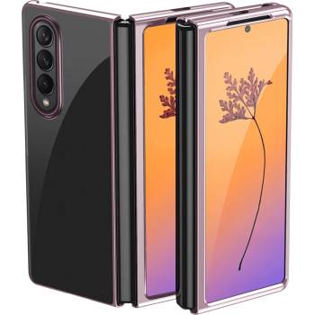 HQWear Кейс HQWear Plating Case за Samsung Galaxy Z Fold4, с метална рамка, розов (KXG0040198)