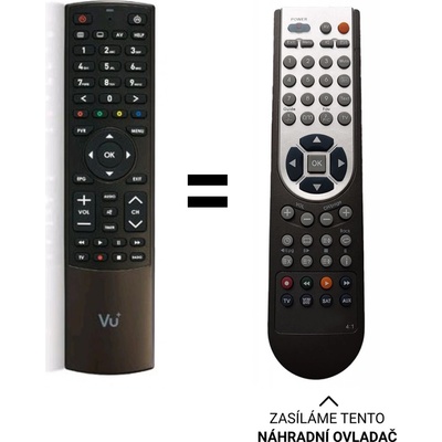 Dálkový ovladač Predátor VU+ UNO 4K SE