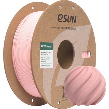 eSUN PETG-Matte Peach Pink - 1, 75 mm / 1000 g (PETG-MT175O-PF1P1)
