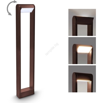 Brilagi - LED външна лампа CROTONE LED/7W/230V кафява IP54 80 см (BG2723)