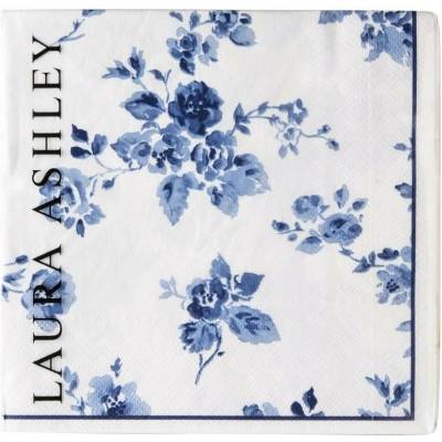 papírové ubrousky China Rose 33x33cm 20ks Laura Ashley UK