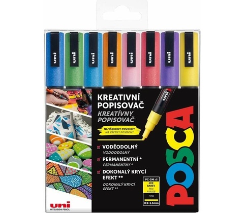Posca PC-3M 8 ks
