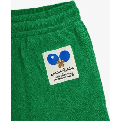 Kraťasy froté Table Tennis zelené Mini Rodini