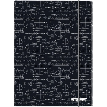STREET Гумена папка STREET A/4 с дебелина на гръбчето 1 cm Math 65634A (65634A)