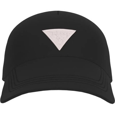 Guess Лятна шапка с козирка Guess - С гумено лого, черна, L (20251-H5RZ00-WO08O-JBLK-L)