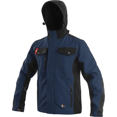 Canis CXS pánská softshellová bunda TULSA modrá černá – Hledejceny.cz