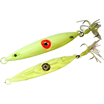 LK Baits Pilker Led Eye Full Glow 150g