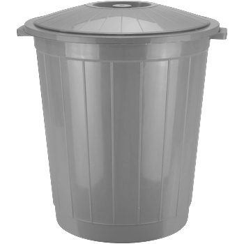 HORECANO cleaning-Кош за смет с капак 70l СИВ (hc-33484) (0133484)