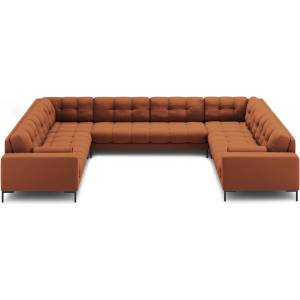 Cosmopolitan Design Ъглов диван в тухлен цвят ("U" форма) Bali - Cosmopolitan Design (COS_UC_170_F1_BALI8)