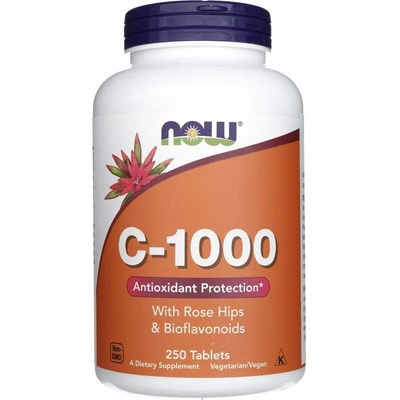 Now Foods Vitamín C-1000 Bioflavonoidy a Rutin 250 veg kapsúl
