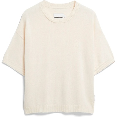 Armedangels Дамска тениска ARMEDANGELS Women's S Sl Linen Blend Knit Sweater T-shirt - Undyed (916-6594-0314)