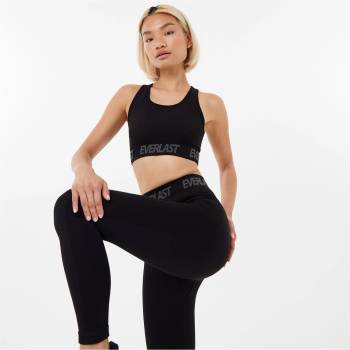 Image 1 of Everlast Seamless Logo Sports Bra Womens - Black