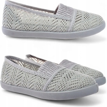 Baleríny dětské tenisky krajkové ažurové 6275