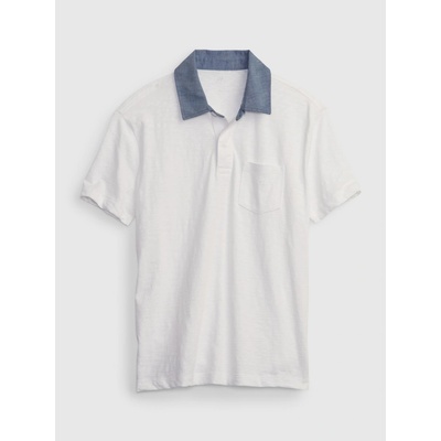 GAP dětské polo tričko bílá
