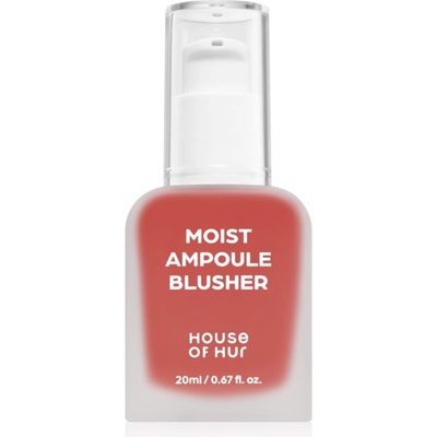 House of Hur Moist Ampoule Blusher течен руж цвят 05 Peach Coral 20ml