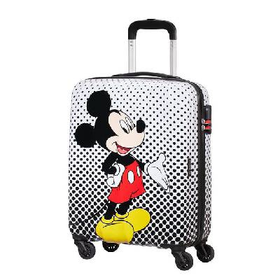 American Tourister Kabínový kufor Disney Legends Spinner 19C Mickey Mouse Polka Dots 36 l