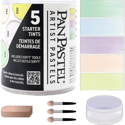 PanPastel suché pastely sada 5 světlých odstínů