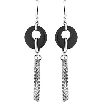 Image 1 of Swan Сребърни обици с оникс GL1733E Swan