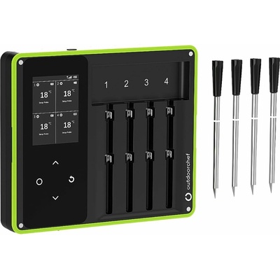 Vpichový teplomer Outdoorchef, EASYCHECK Quadro, so 4 sondami;