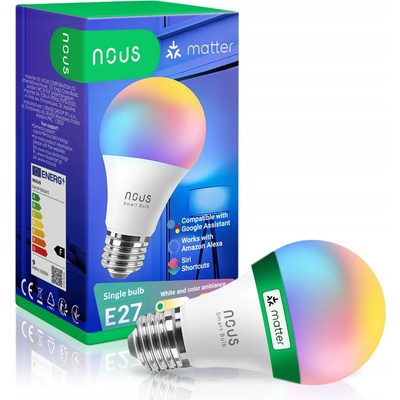 Nous Smart ZigBee RGBW žiarovka E27 pre TUYA P3Z