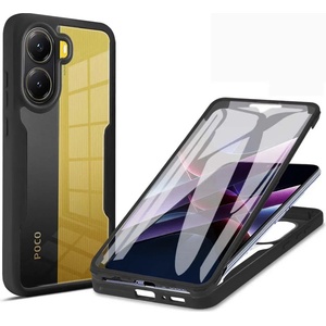 Techsuit Калъф за Xiaomi Poco X7 Pro - Techsuit - ColorVerse 360 Series + Screen Protector - Черен (KF2346682)