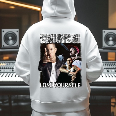 Мъжко Худи Eminem - Lose YourselfPR-533 - Черен , размер