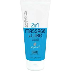  Лубрикант и масажен гел, копринена нежност - Massage Glide 200ml (HOT0044142)