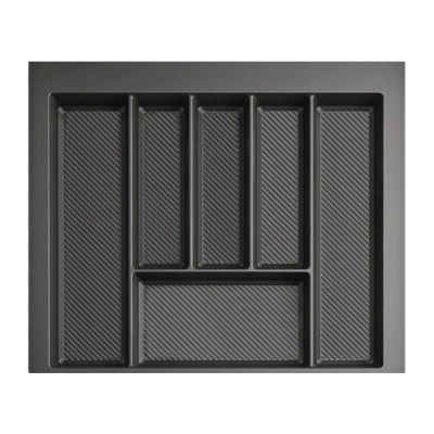 Organizér do zásuvky organizér na příbory drážkované dno REJS MAX 60 cm grafit