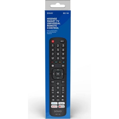 Diaľkový ovládač Savio RC-14 pre Hisense