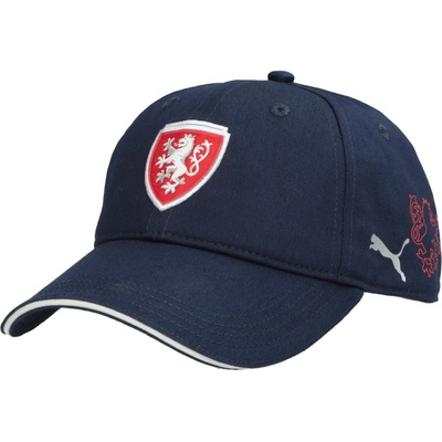 Puma FACR TEAM CAP tmavo modrá biela