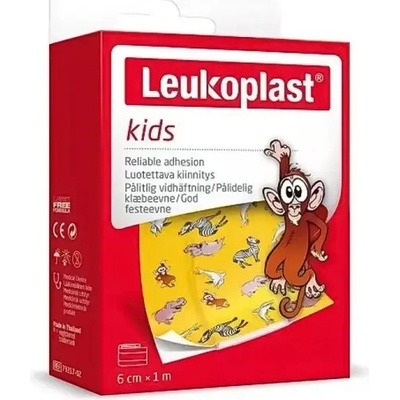 Leukoplast kids náplasť na rany 6 cm x 1 m 1 x 1 ks