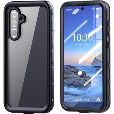 Samsung Galaxy A36 5G REDPEPPER Водоустойчив / Удароустойчив Калъф + Скрийн Протектор - Черен, IP68