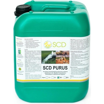 SCD Purus živé baktérie do žumpy a ČOV 10 l bandaska