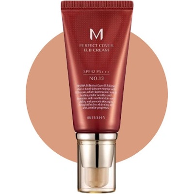 Missha M Perfect Cover BB krém s vysokou UV ochranou 29 Caramel Beige SPF42 50 ml