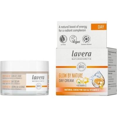 Lavera Glow by Nature Denní krém Q10 a Vit C 50 ml