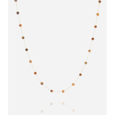 ZAG Bijoux Oceľová retiazka s tigrím okom SNS24554-01CFE