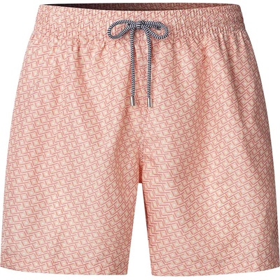Faconnable Бански гащета Façonnable Square swimming shorts - Orange / Pink (Coral Peach Pink)